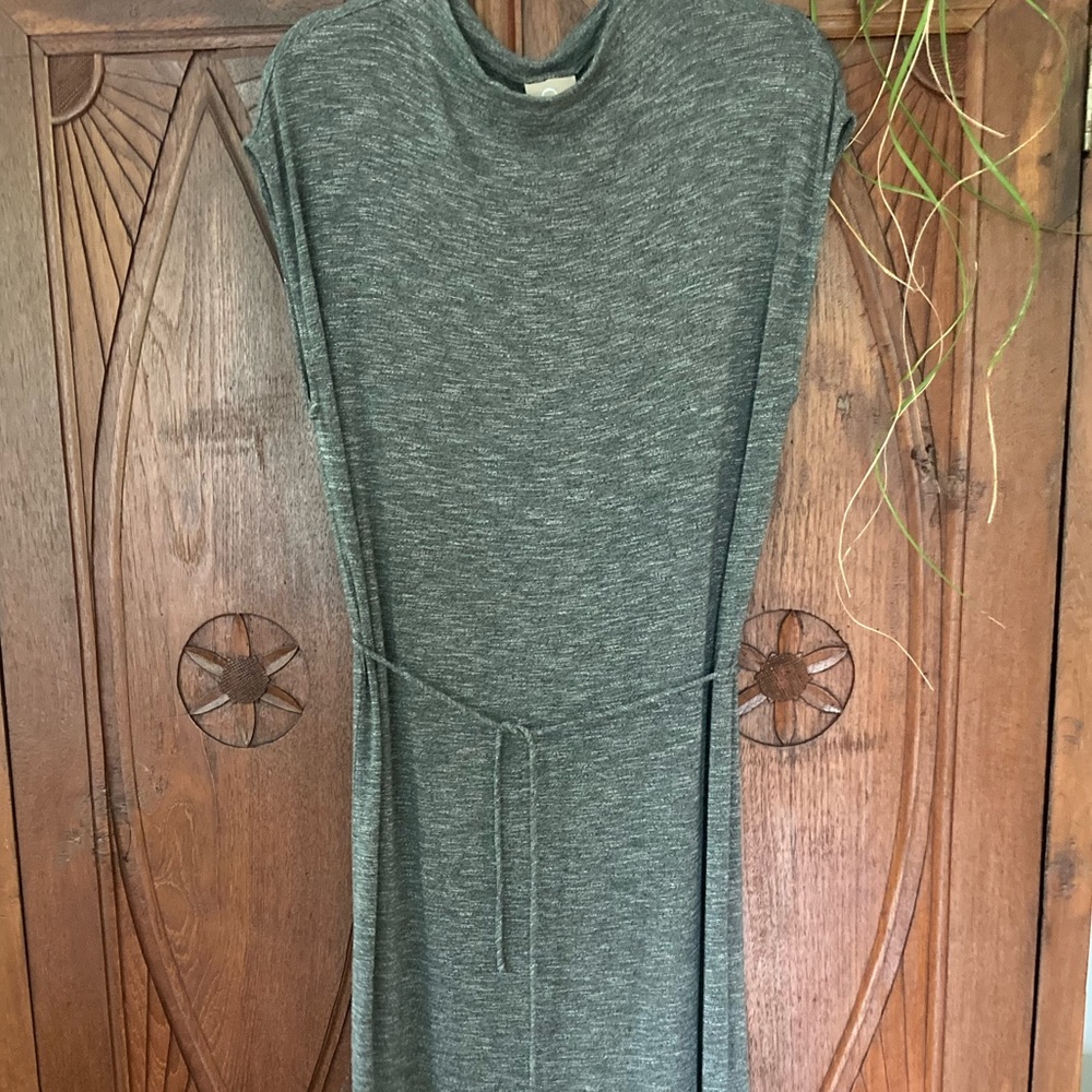 Anthropologie jersey mock t dress
